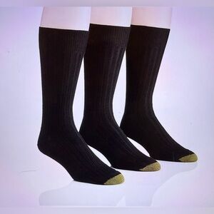 NWT Goldtoe Watson Wool Merino Wool 3 Pack Socks